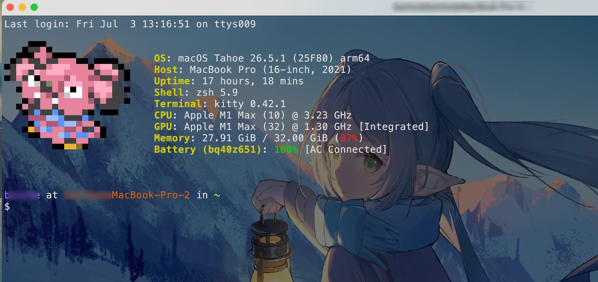 fastfetch + pokemon-colorscripts